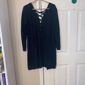 Long Black Cardigan